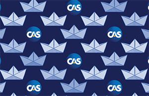 paper boats blue with dark blue background
