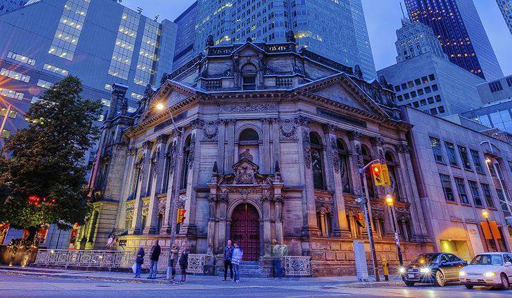 Exterior of Hockey Hall of Fame